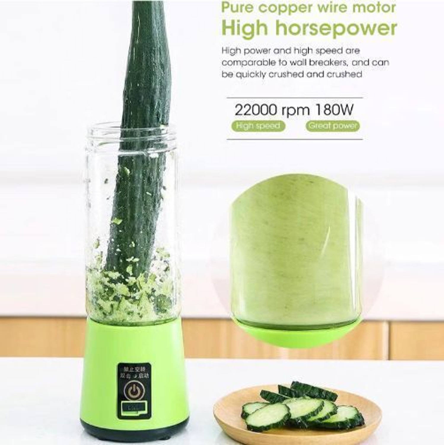 Image of APNA STORE Pro Fruit Juicer 200 W Juicer Mixer Grinder (AHU 870U RECHARGEABLE | 1 Jar | Multicolor)
