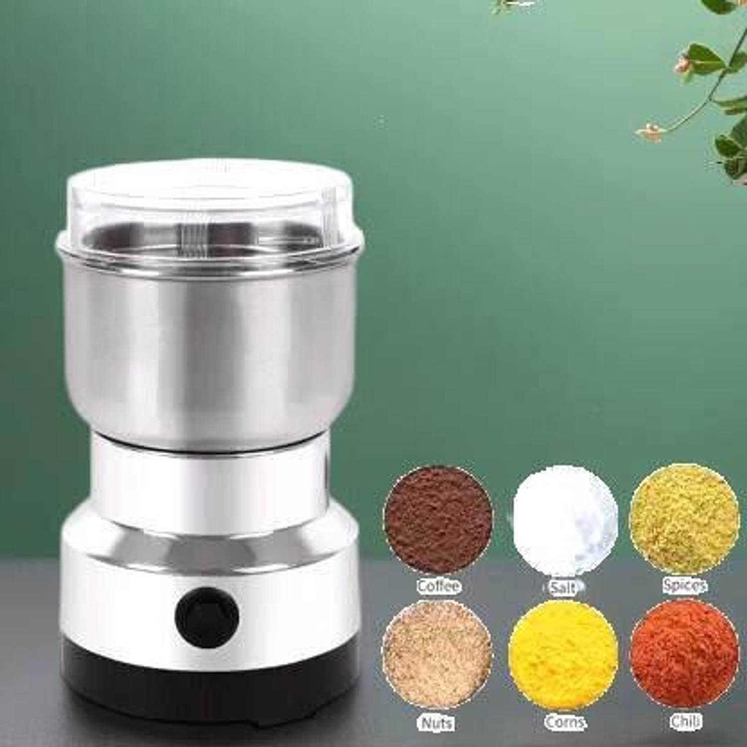 Image of HSH GOLDI Household Grinder W300 Juicer Mixer Grinder gr179 300 W Juicer Mixer Grinder (Nima japan Mini Stainless Steel Grainder G179 | 1 Jar | Multicolor)