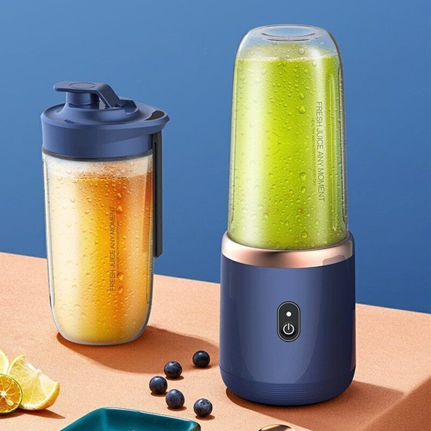 Image of fortuner 500W 500 W Juicer Mixer Grinder (Mixer-grinder-Juicer 29 | 3 Jars | Blue)