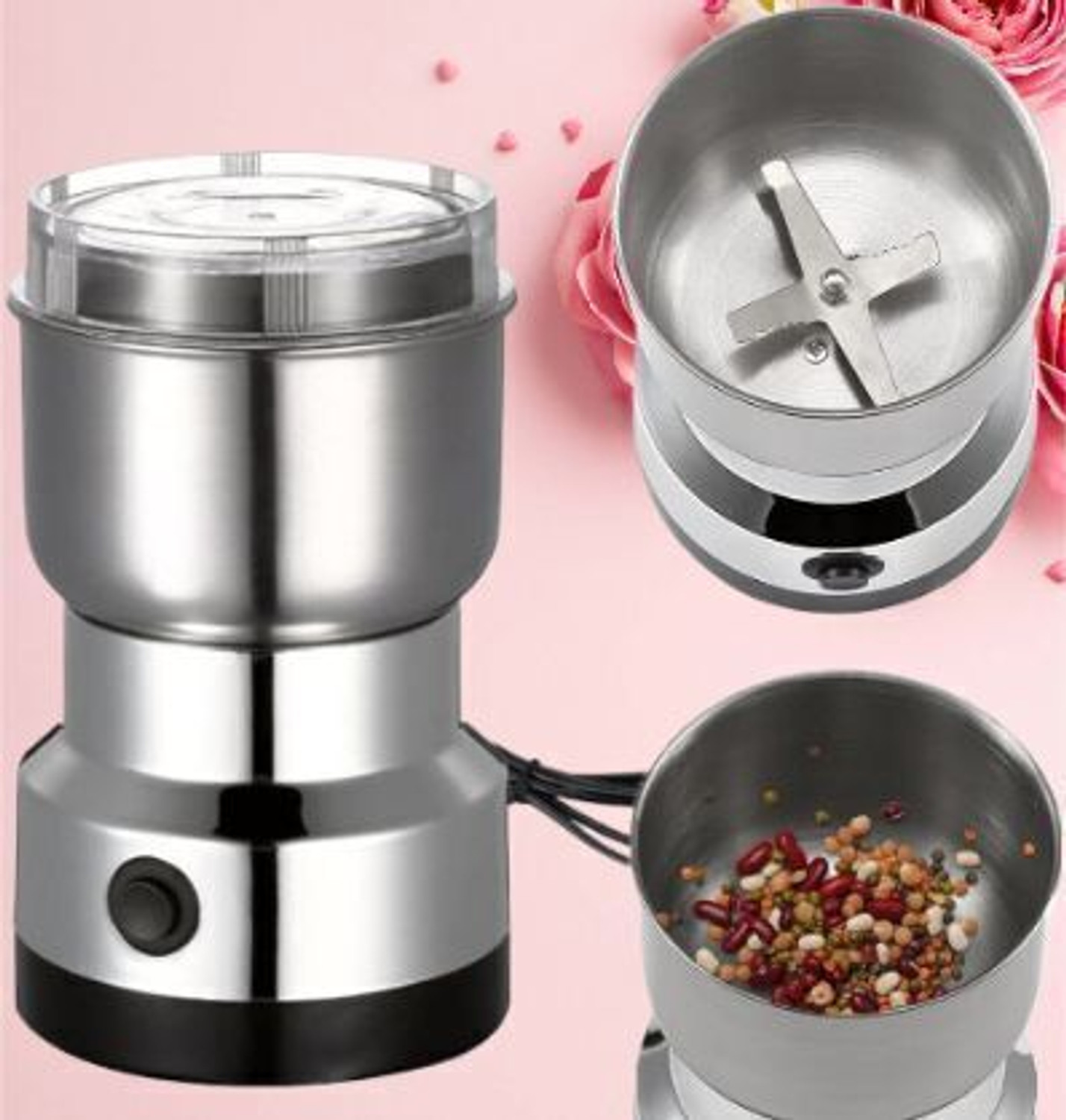 Image of Bostton 750 Watt Double layered Copper 25 MM Motor 750 W Mixer Grinder (Defender | 1 Jar | White)