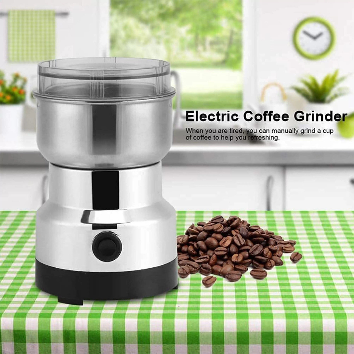 Image of BazaarNest Grinder 02 240 W Juicer Mixer Grinder (Grinder 02 | 1 Jar | SILVER 02)