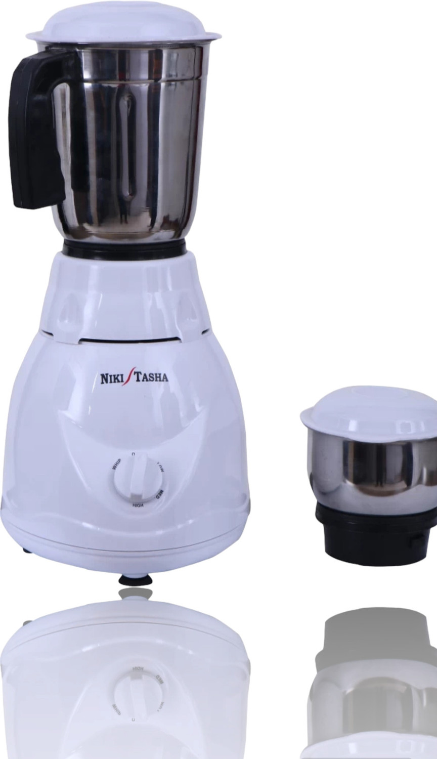 Image of Bostton 750 Watt Double layered Copper 25 MM Motor 750 W Mixer Grinder (Waspa Power Pro | 2 Jars | Olive Green)