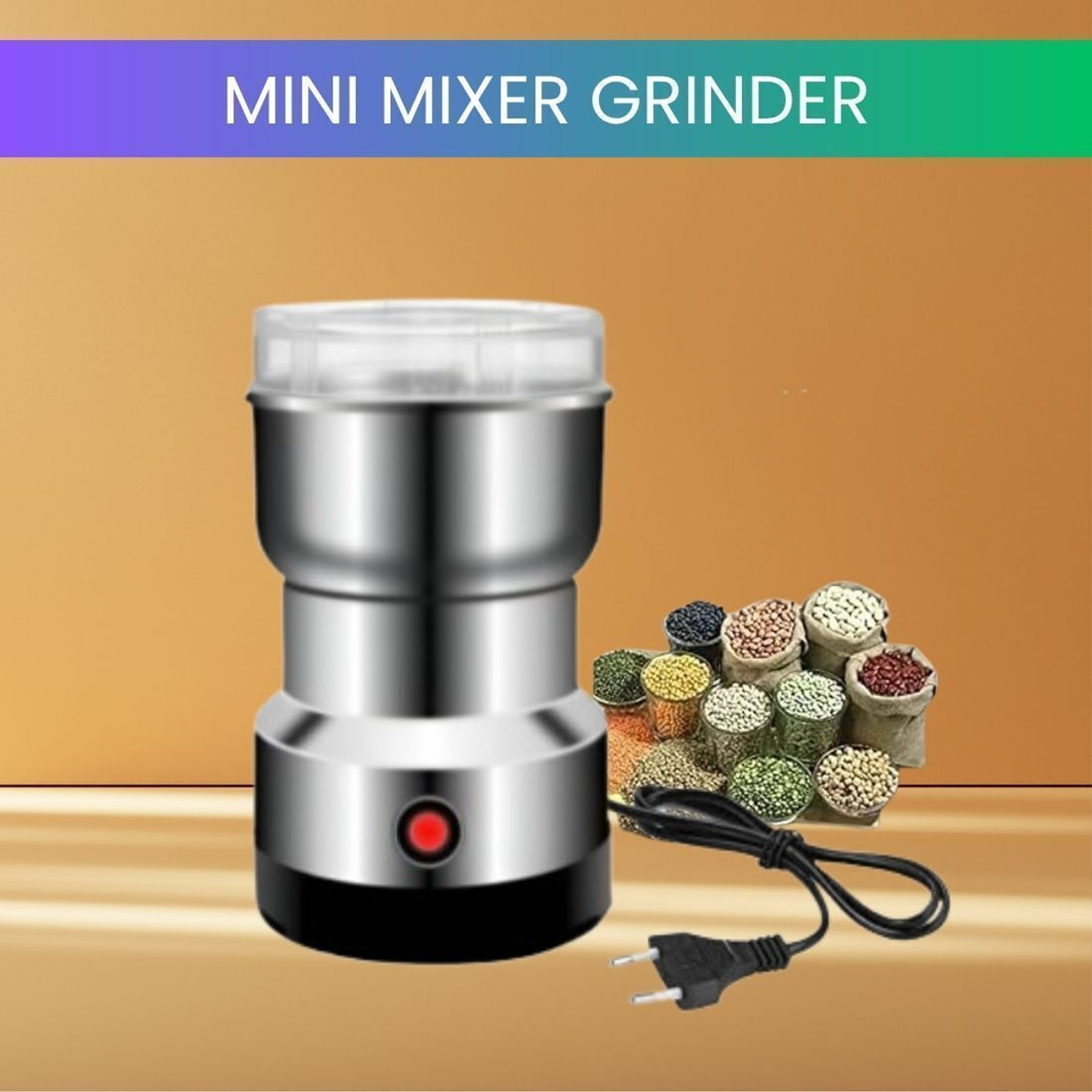 Image of Radhe Pro Fruit Juicer 200 W Juicer Mixer Grinder (USB Rechargeable Juicer & Portable Mini Juicer For Jiucer /Milk ShakesYX86 | 1 Jar | Multicolor)