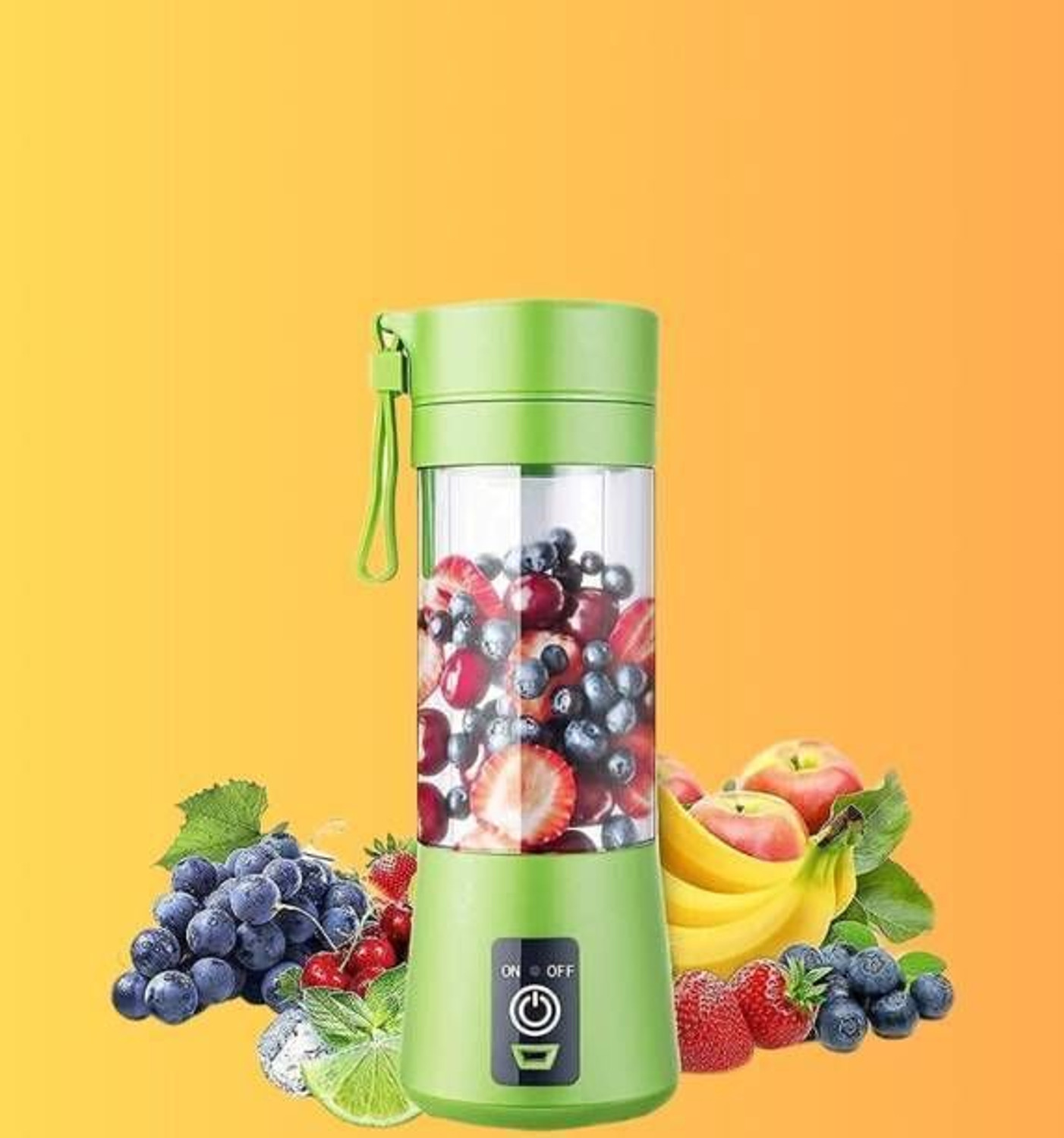 Image of JayGopalTrendz Electric Fruit Juicer Maker 350 W Juicer Mixer Grinder (Rechargeable Mini Juicer Mixer GrinderJJ224 | 1 Jar | Multicolor)