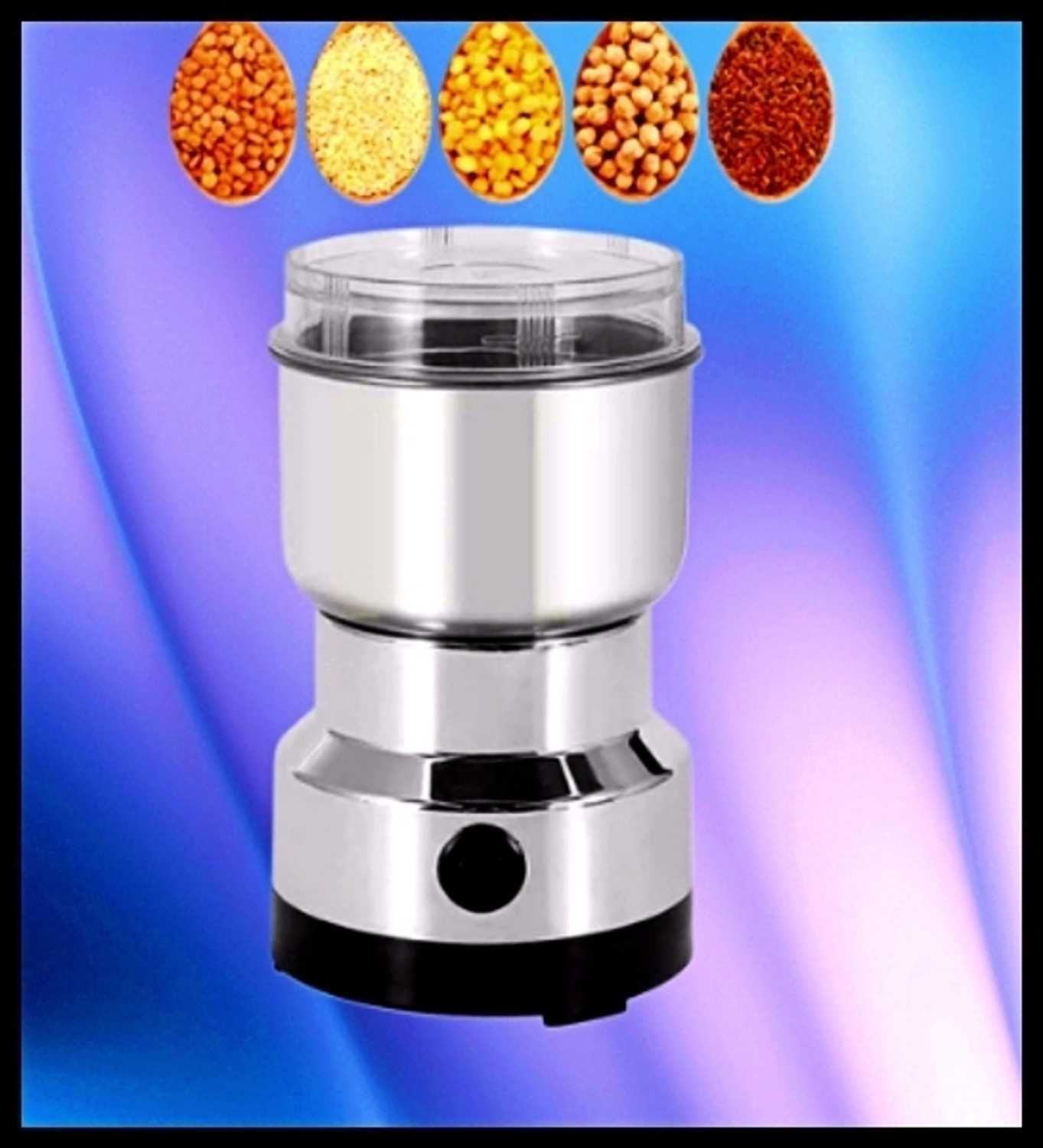 Image of Manasa Pro 450 W Juicer Mixer Grinder (Portable Grinder, USB Rechargeable Mini Grinder, Electric Grinder for mix 24 | 1 Jar | Silver)