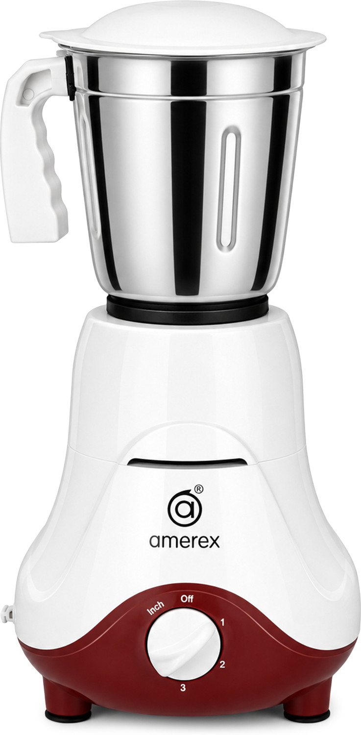 Image of PADMINI DYNA 550 W Mixer Grinder (DYNA 550W | 3 Jars | RED AND WHITE)