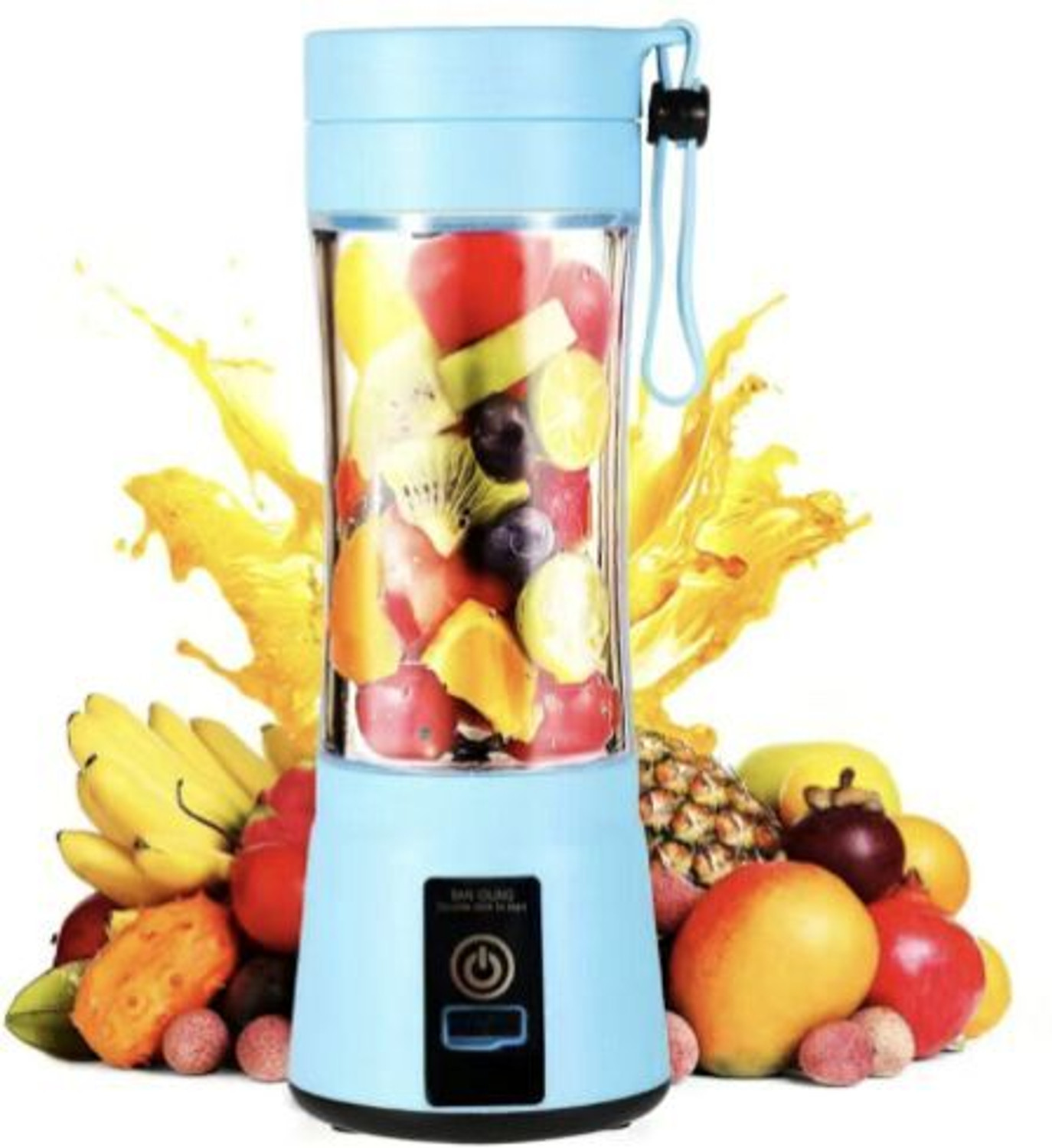 Image of princemarkett Pro Fruit Juicer 200 W Juicer Mixer Grinder (ASE 883A BlendLife Juice With Sipper For Juices, Shakes, Smoothies, Baby Food | 1 Jar | Multicolor)
