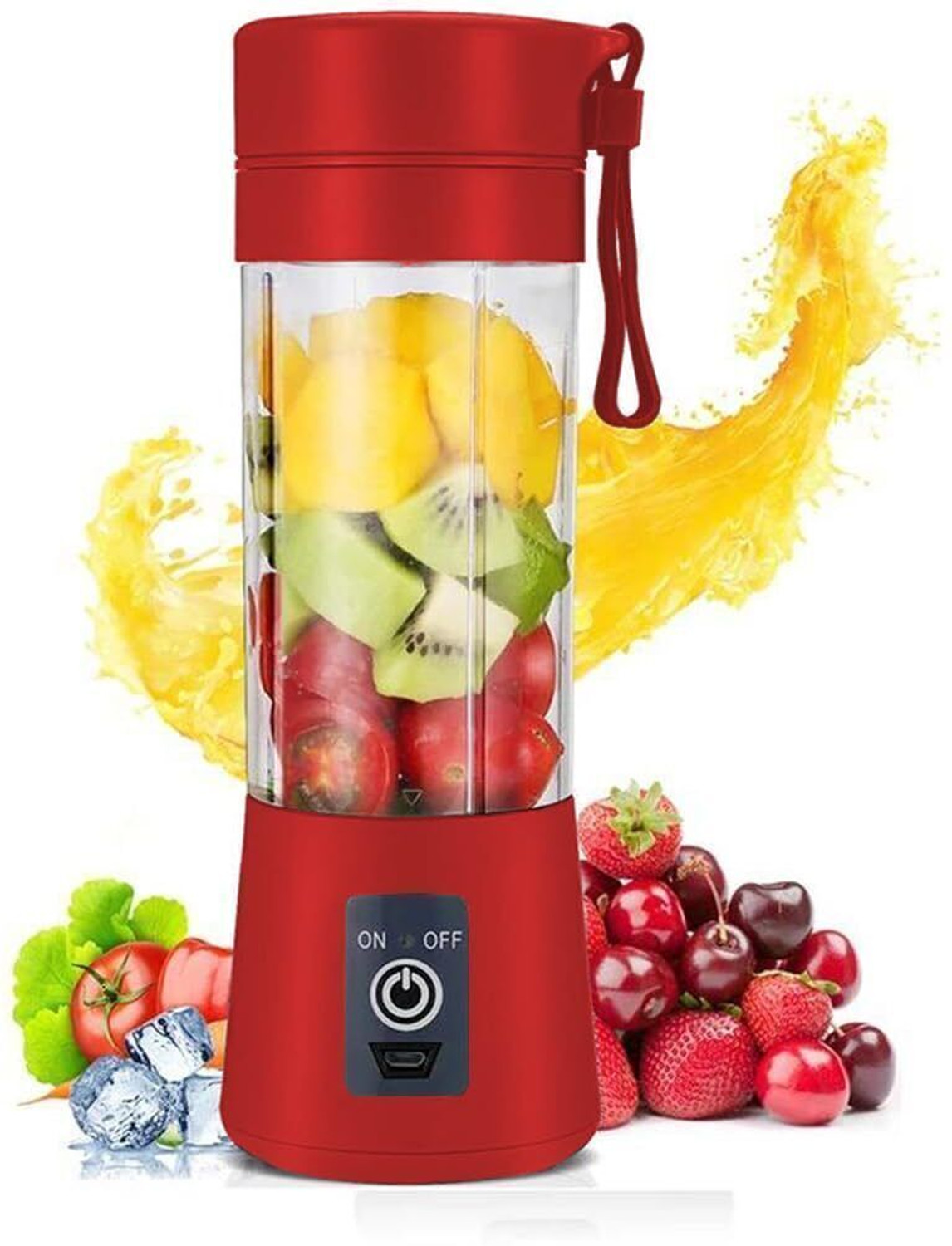 Image of Manasa Pro Fruit Juicer 200 W Juicer Mixer Grinder (ASE 870A BlendLife Juice With Sipper For Juices, Shakes, Smoothies, Baby Food | 1 Jar | Multicolor)