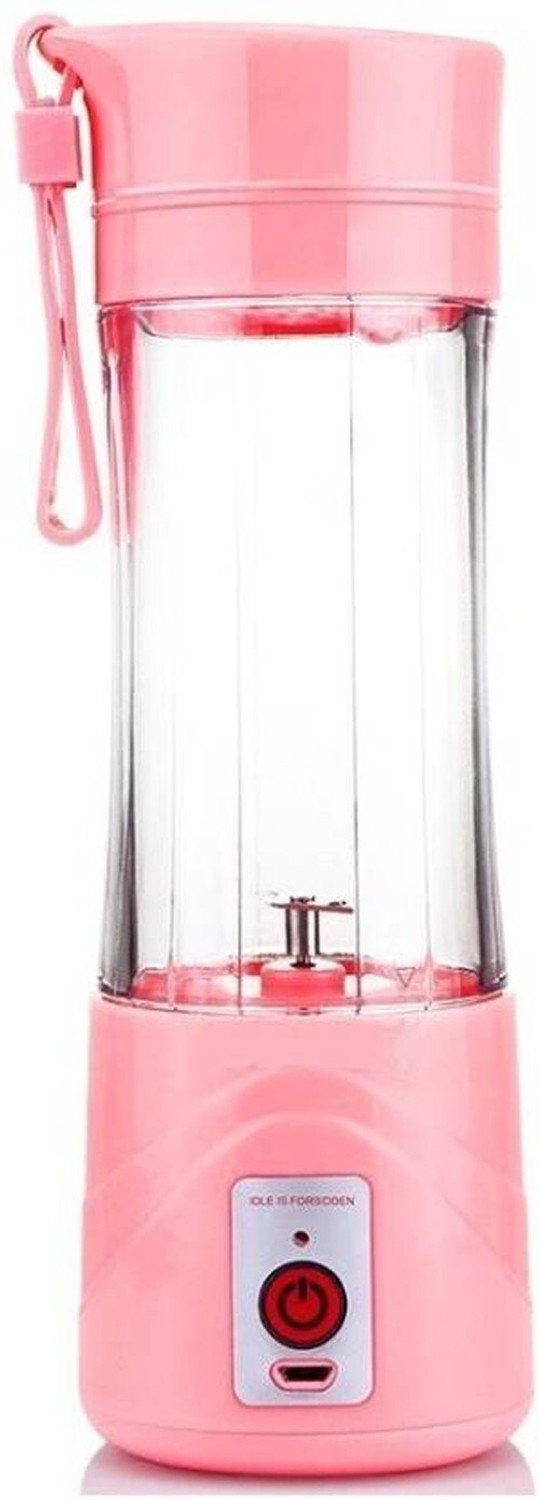 Image of MLSALES Portable Mini USB Juicer | Cordless Rechargeable Blender for Fresh Juices 150 W Juicer (350-jiucur | 1 Jar | Multicolor, Green, purpale, pink-shain)