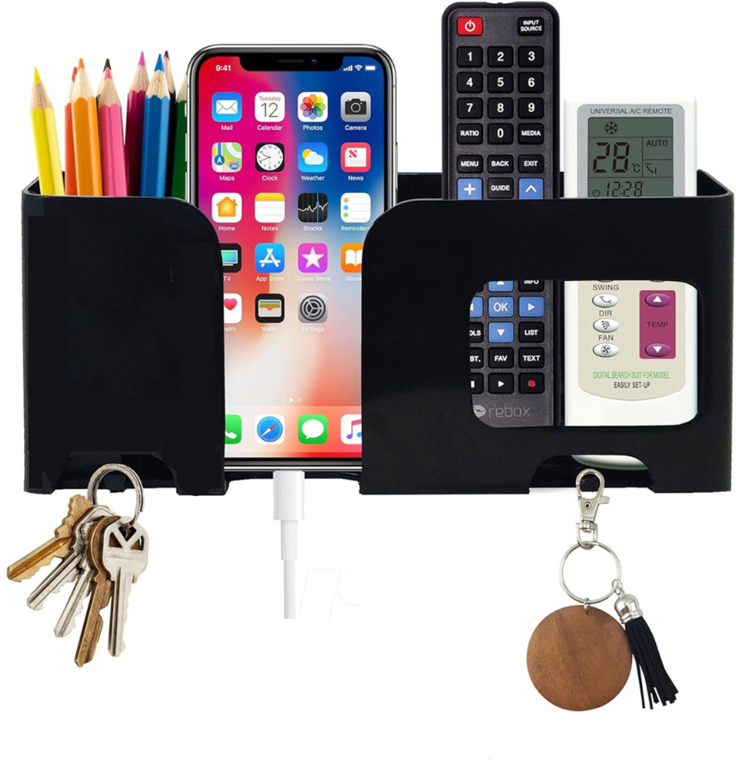 Image of QERINKLE Magnetic Car Mobile Holder Strong Suction Phone Mount Universal Magnetic Stand Mobile Holder