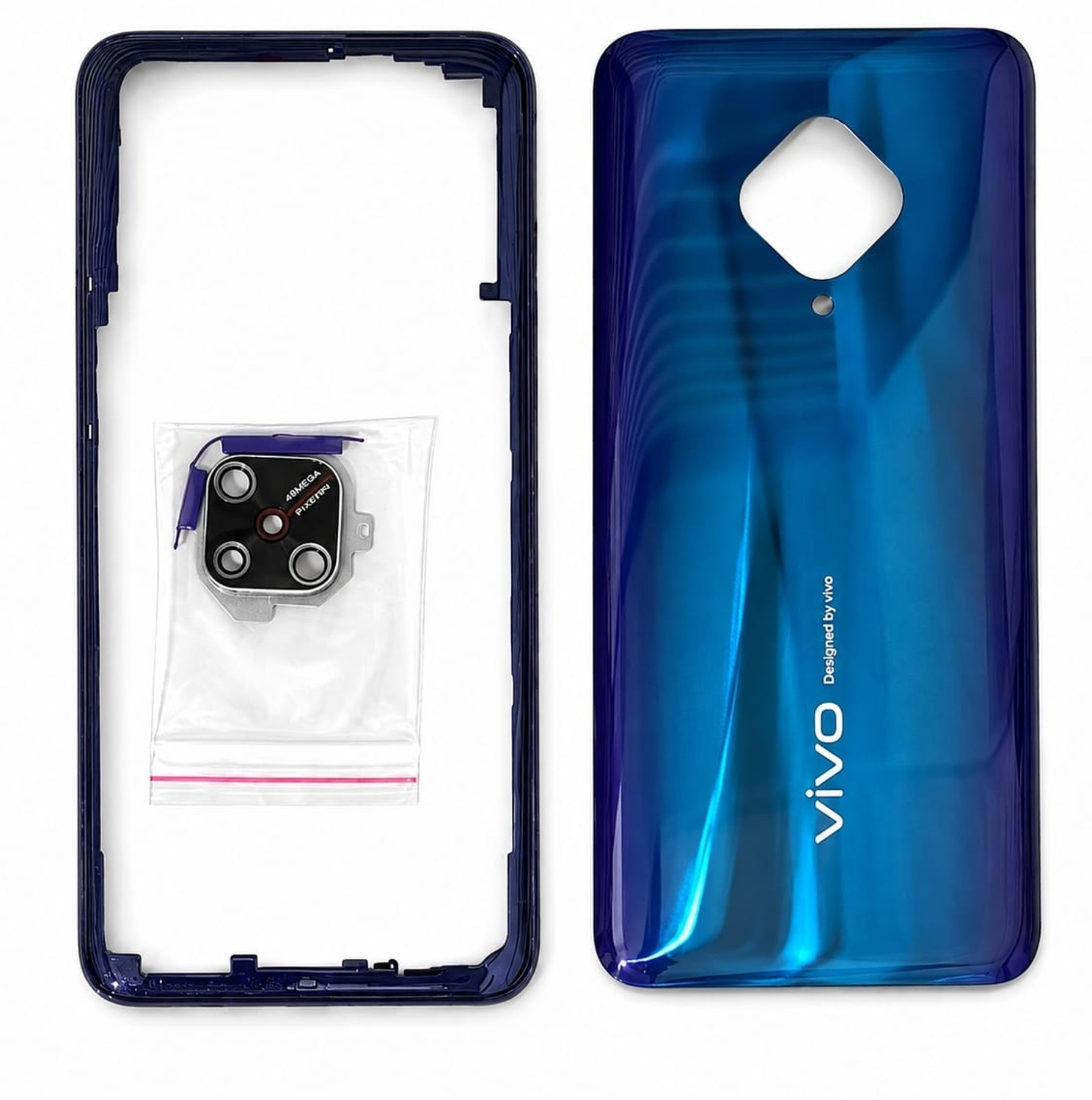 MS Mobile Point Vivo S1 Pro Housing Body Panel Blue - Image 2