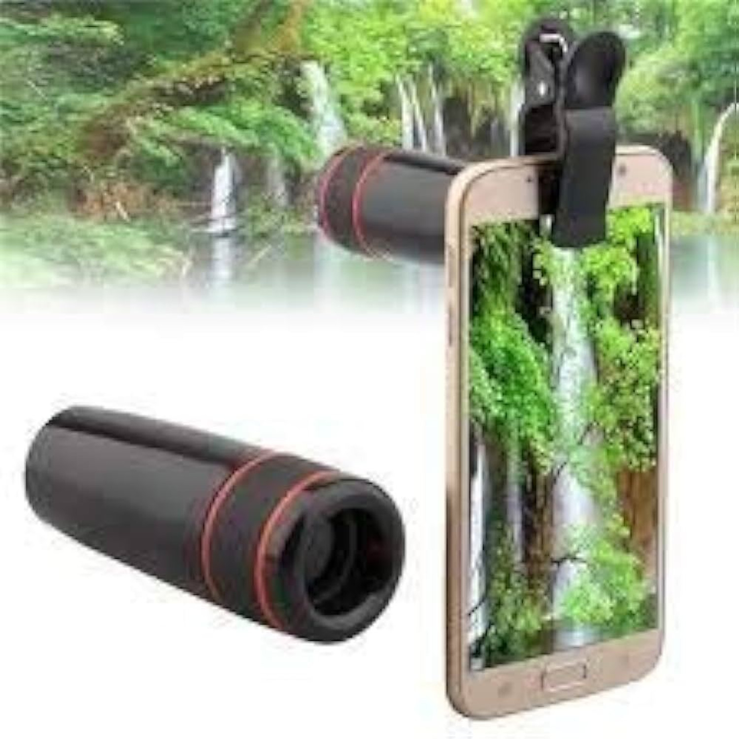 Image of OSTALY 0.45X Ultra HD 2 in 1 Mobile Lens Kit L58 Macro Lens Wide Angle and 15X Lens Mobile Phone Lens