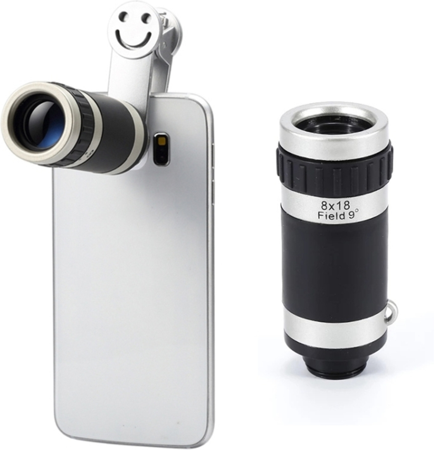 Image of OSTALY 0.45X Ultra HD 2 in 1 Mobile Lens Kit L58 Macro Lens Wide Angle and 15X Lens Mobile Phone Lens