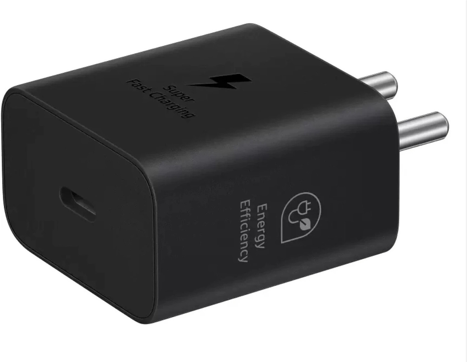 Image of Samsung Original 25W USB Type-C Travel Adaptor for Galaxy Z Fold / Flip / Ultra Series Camera Battery Charger (Black)