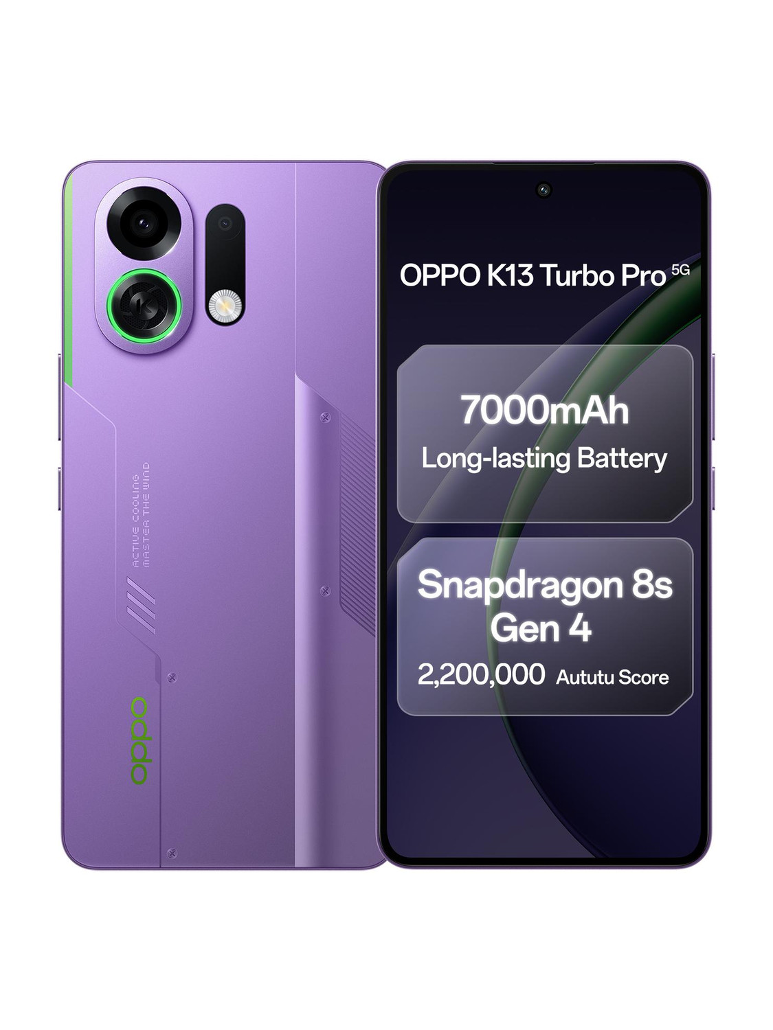 OPPO K13 Turbo Pro 5G 256GB Purple Phantom - Image 1