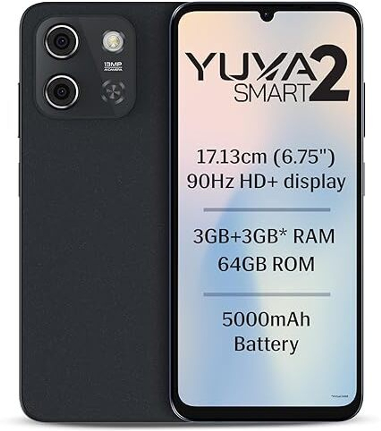 Image of LAVA Smart 2 (Crystal Blue, 64 GB) (3 GB RAM)