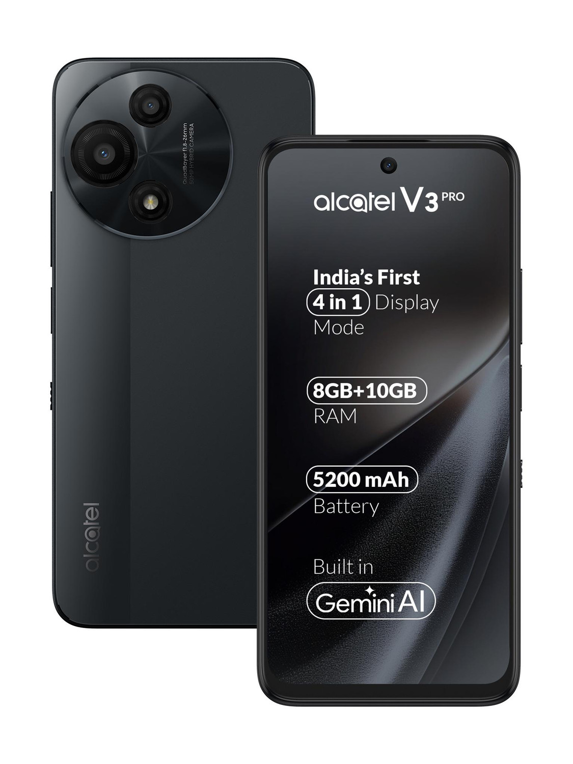 Alcatel V3 Pro 5G 256GB 8GB RAM Metallic Grey - Image 1
