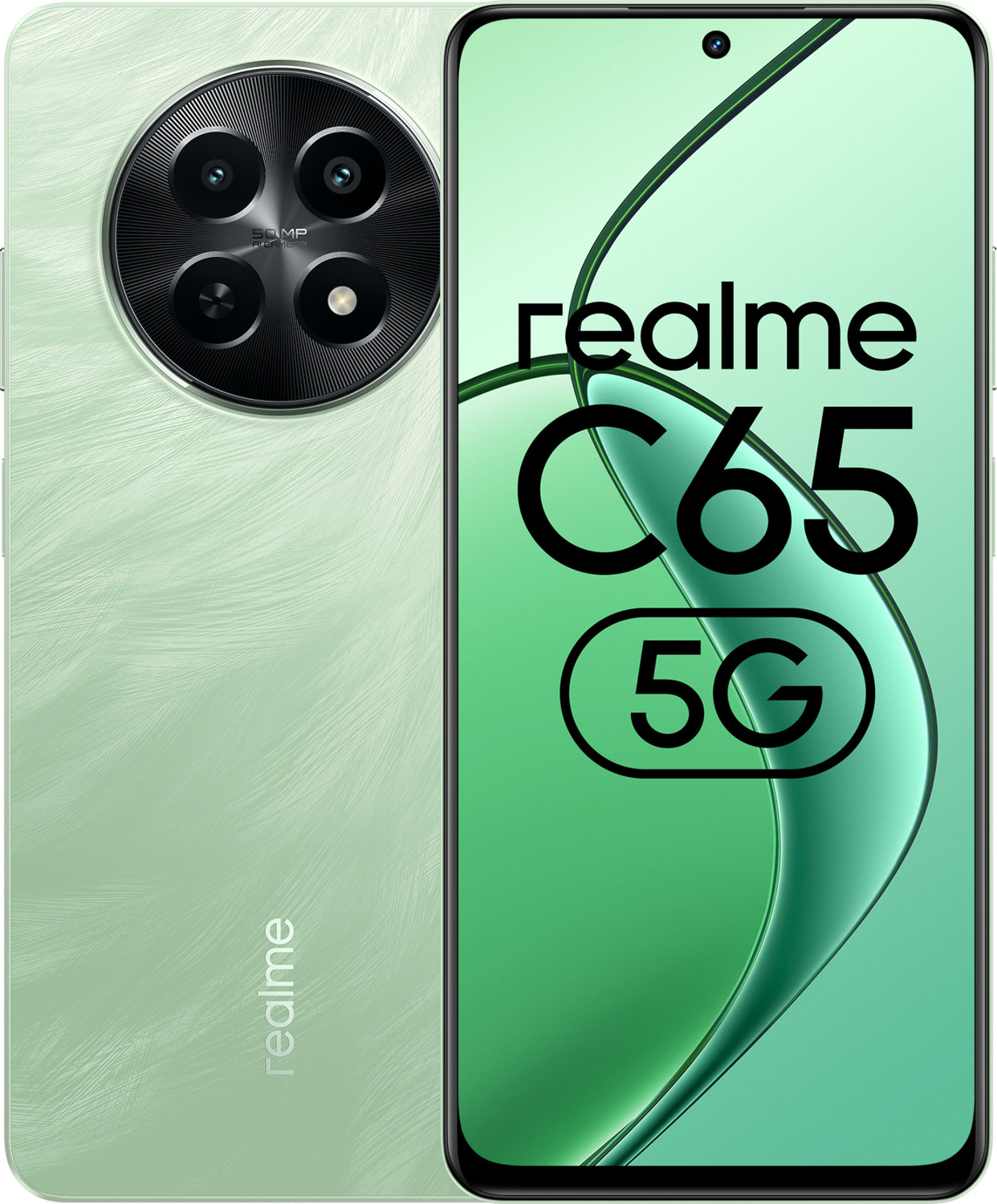 realme C65 5G Feather Green 128GB 4GB RAM - Image 1