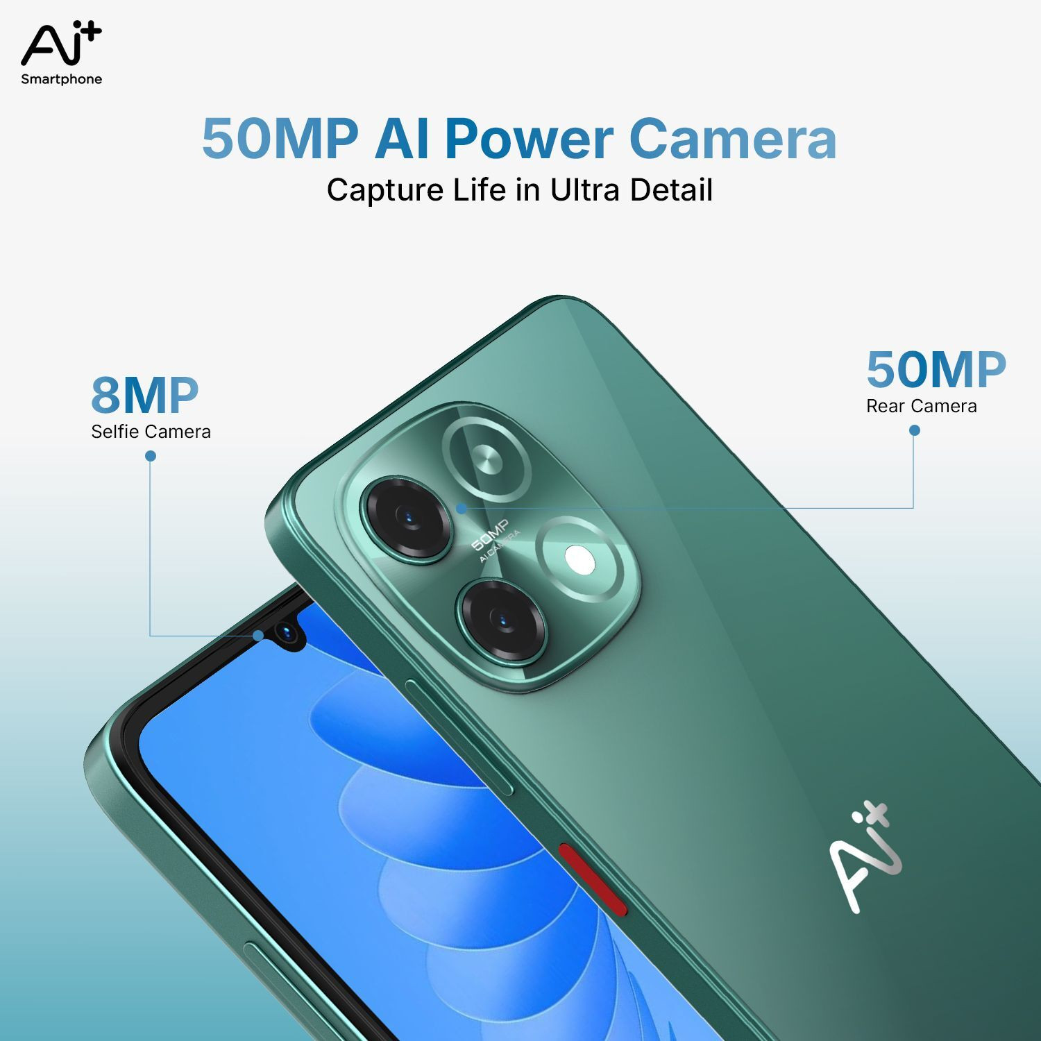 Image of Ai+ Nova 2 5G (Green, 128 GB) (4 GB RAM)