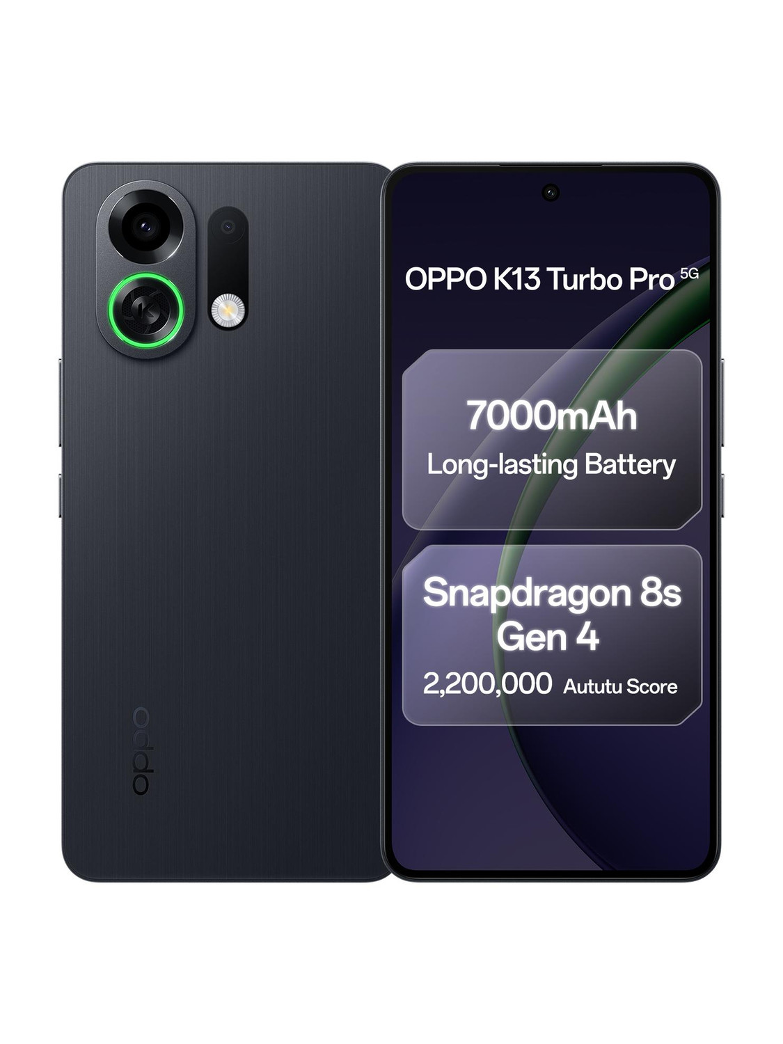 OPPO K13 Turbo Pro 5G 256GB 8GB RAM Midnight Maverick - Image 1