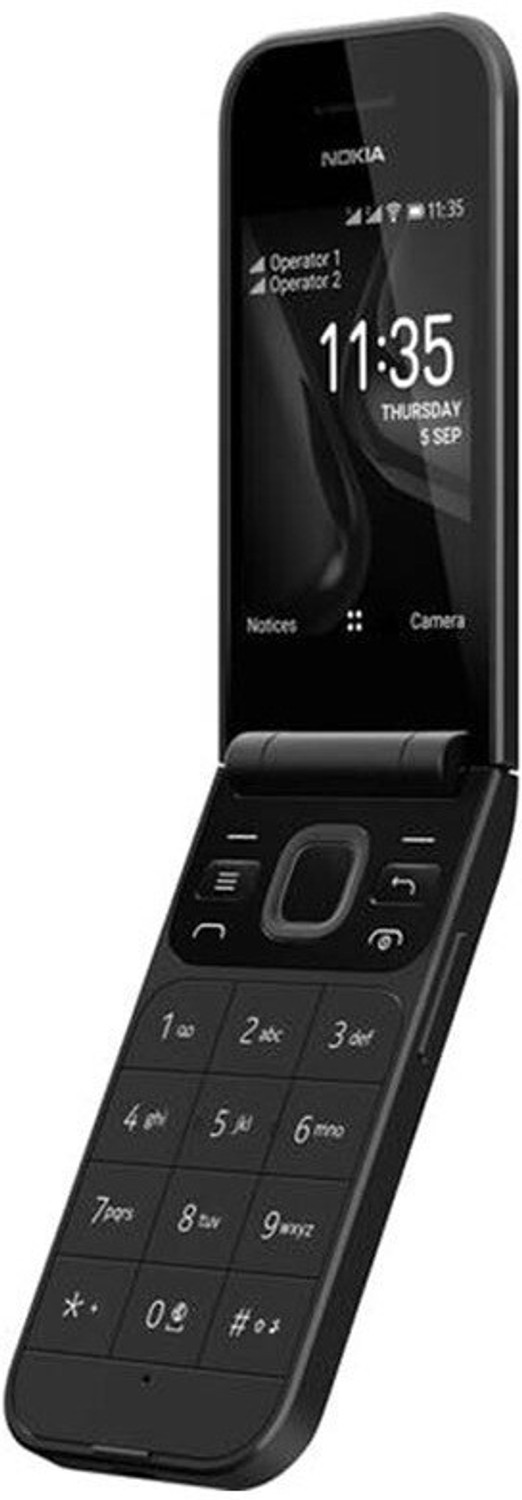 Image of Nokia 2720 Flip (Black, 4 GB) (512 MB RAM)