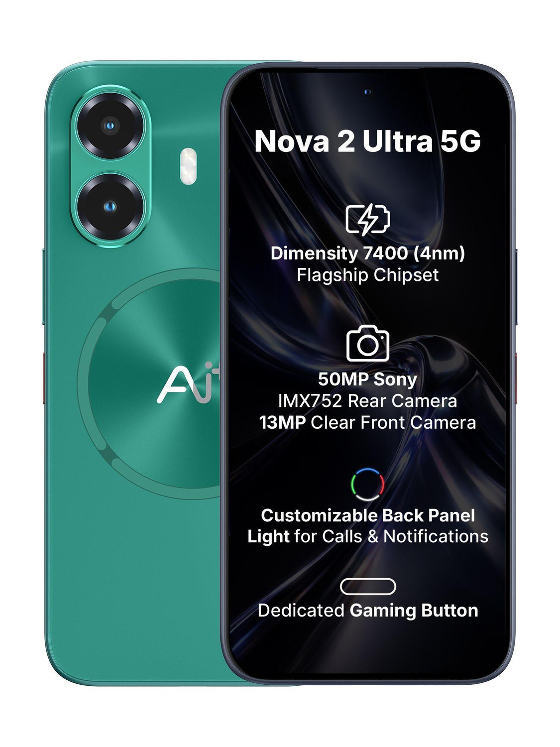 Ai+ Nova 2 Ultra 5G 128GB Green - Image 1