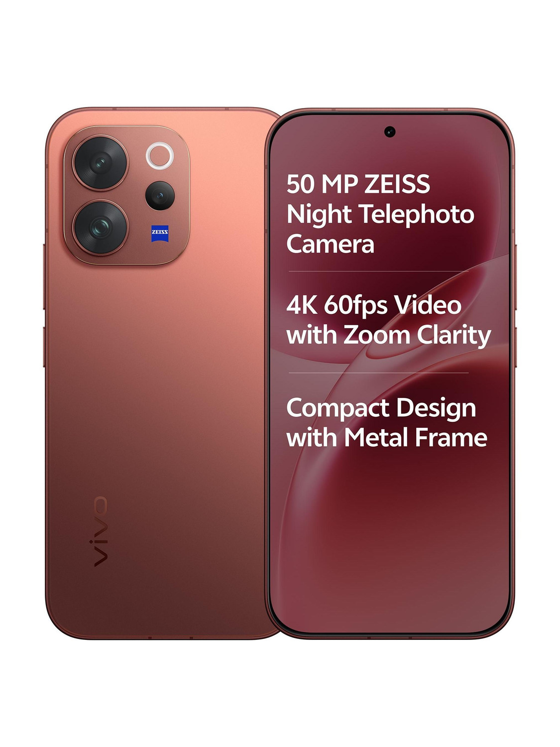 vivo V70 Elite 256GB 8GB RAM (Passion Red) - Image 1