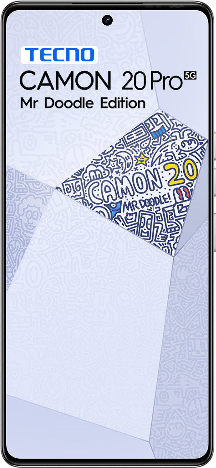 Image of Tecno Camon 20 Pro (Mr Doodle Edition, 256 GB) (8 GB RAM)