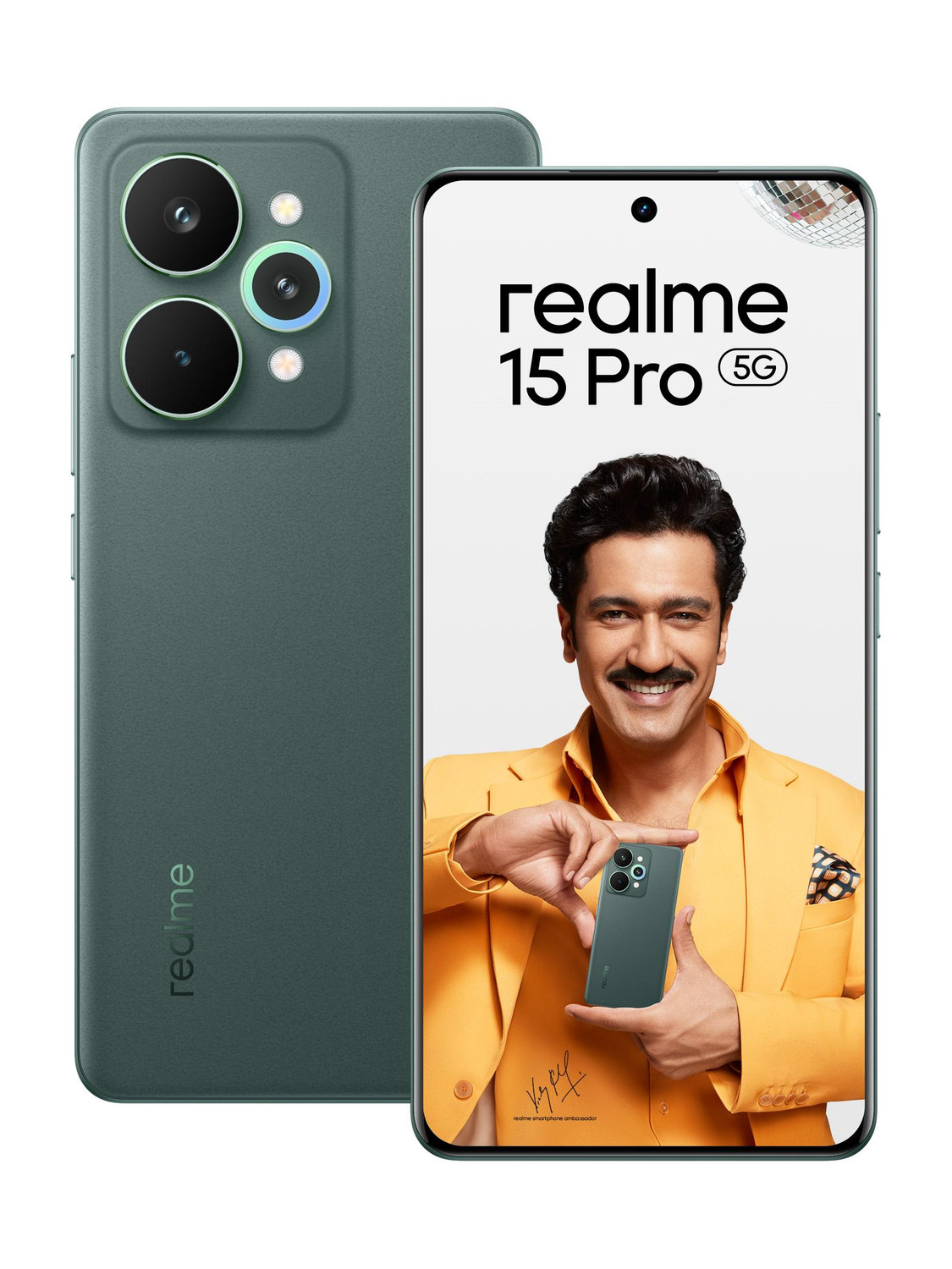 realme 15 Pro 5G 256GB Velvet Green - Image 1
