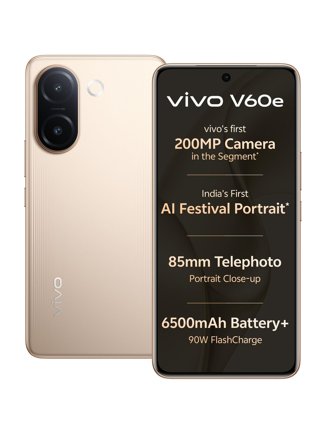 vivo V60e 128GB Noble Gold - Image 6