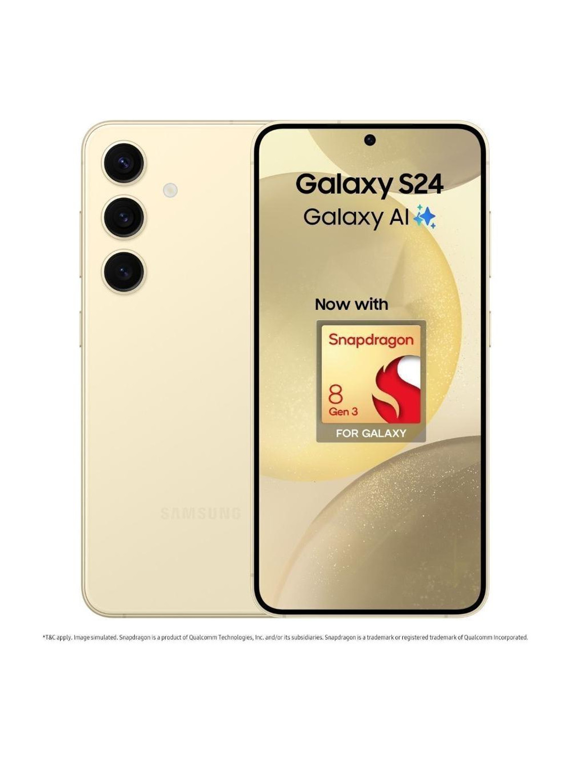 Samsung Galaxy S24 5G 128GB Amber Yellow - Image 1