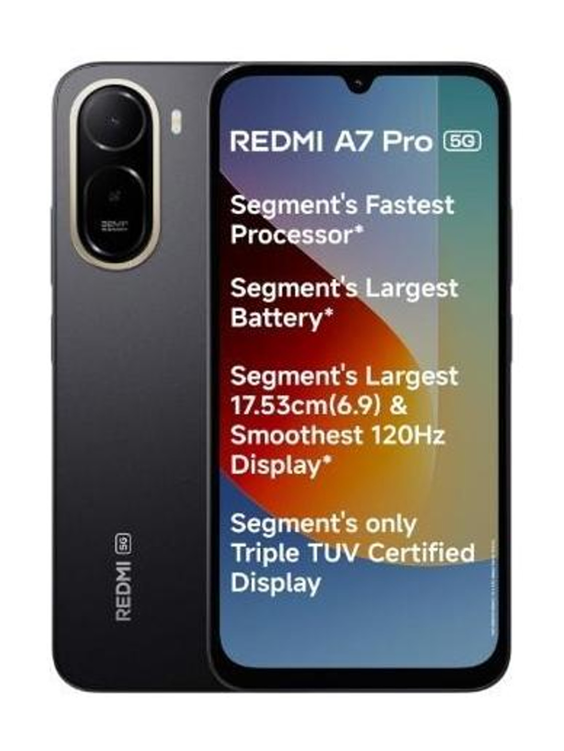 Redmi A7 Pro 5G 128GB 4GB RAM Black - Image 1