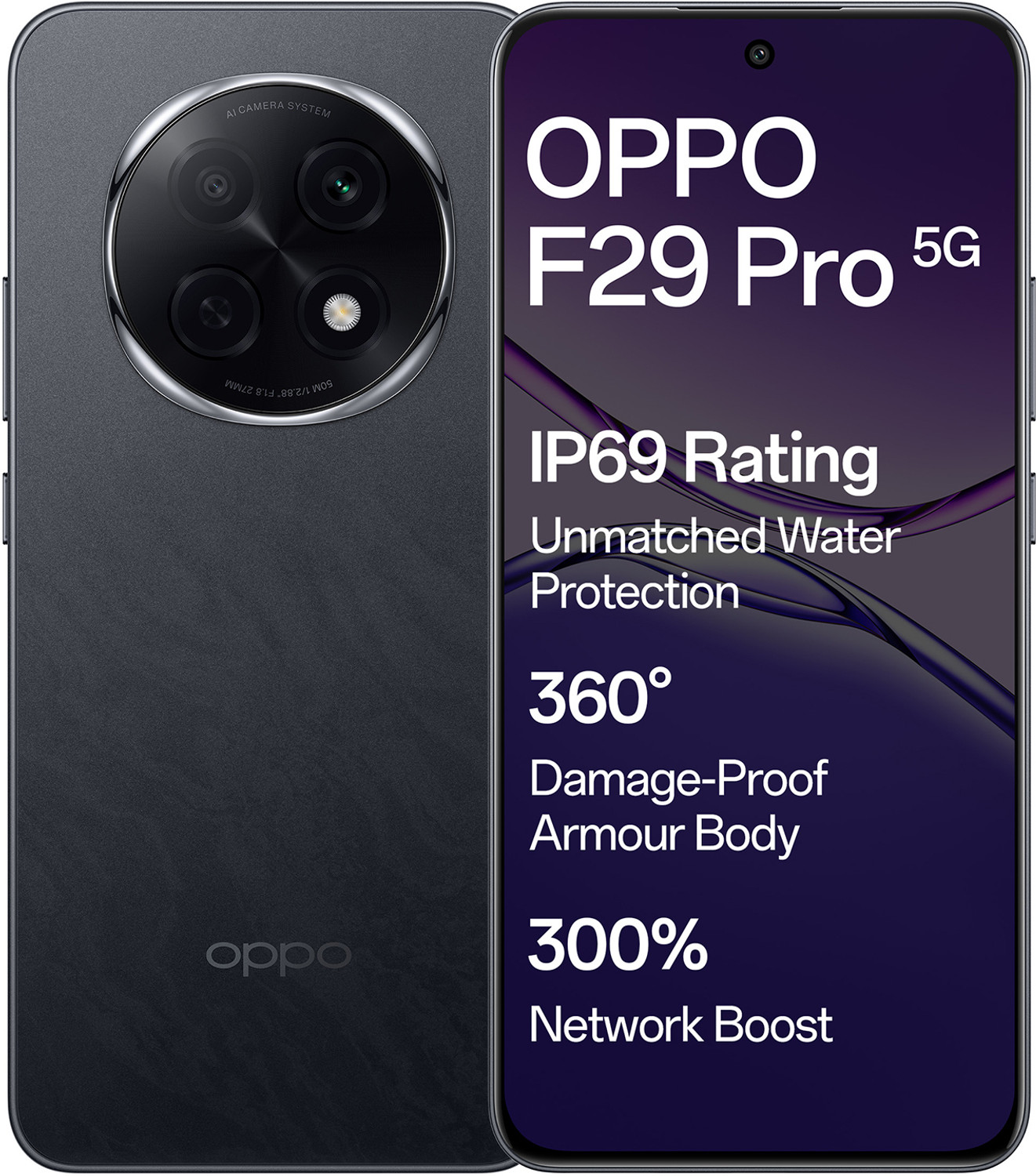 OPPO F29 Pro 5G (Granite Black, 256 GB)