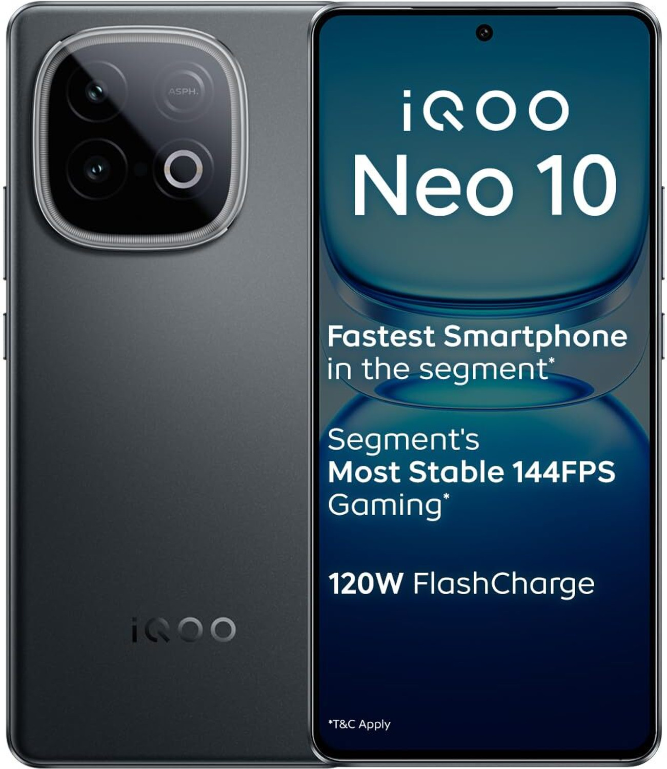 IQOO Neo 10 (Asphalt Black, 256 GB)