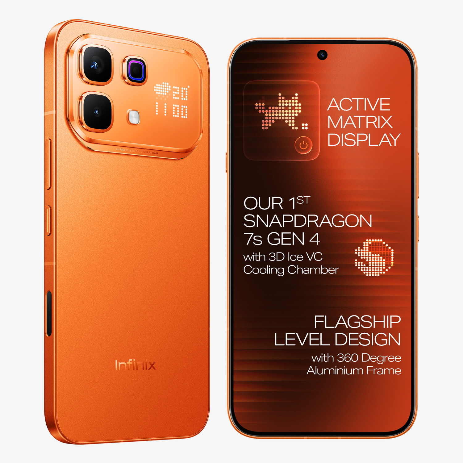 Infinix NOTE 60 Pro 128GB Solar Orange - Image 6