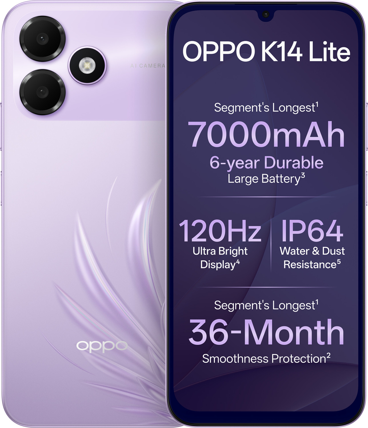 OPPO K14 Lite 64GB Purple - Image 6