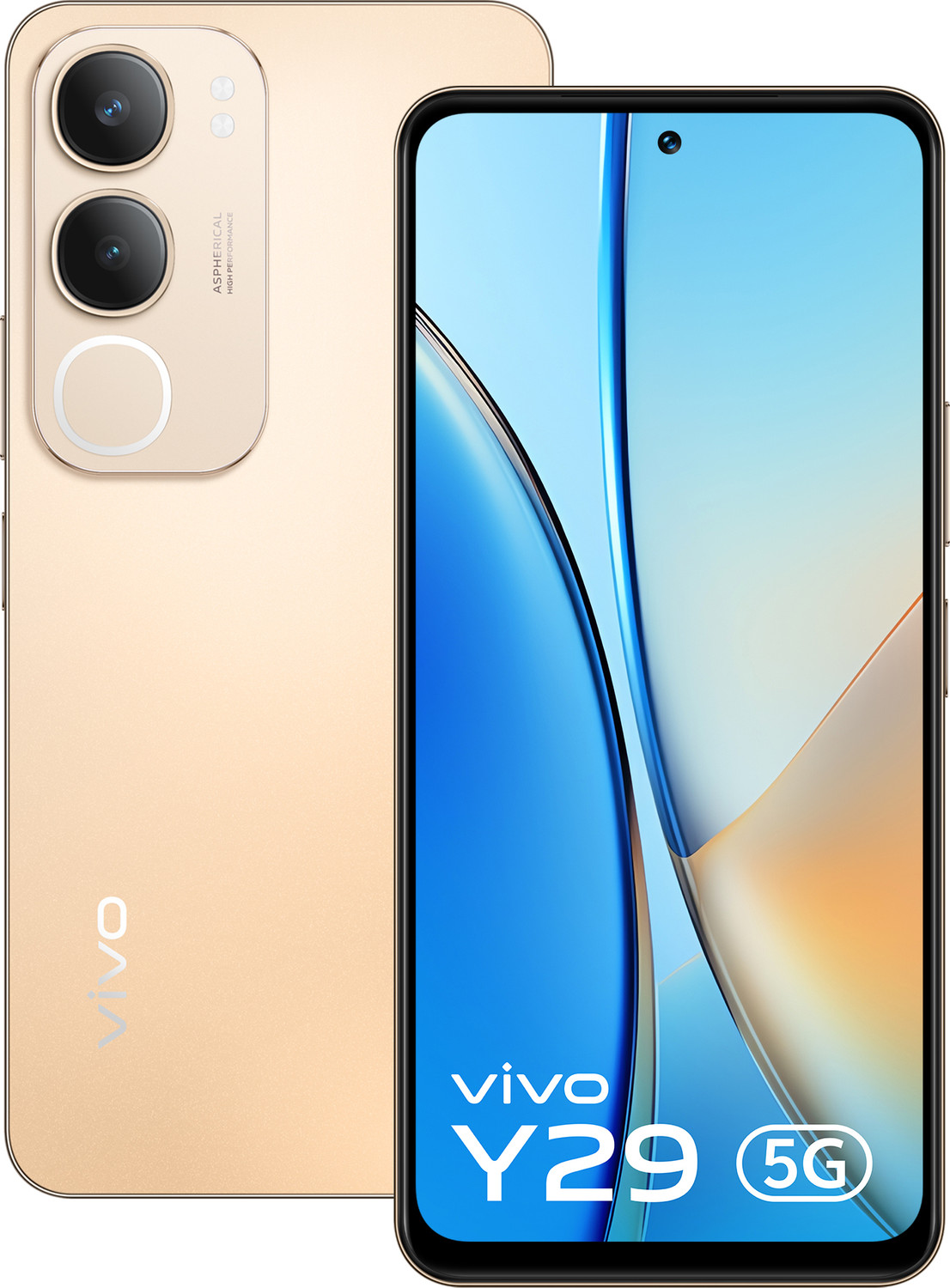 vivo Y29 5G 128GB 8GB RAM Titanium Gold - Image 1