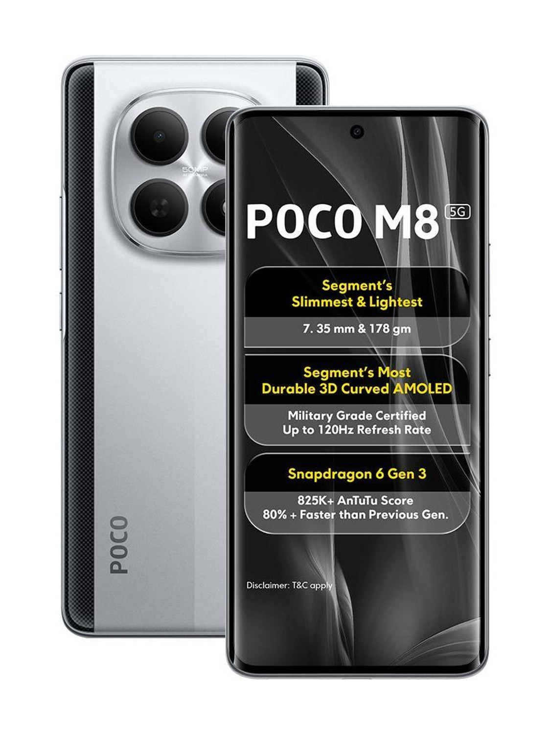 POCO M8 256GB Frost Silver - Image 6