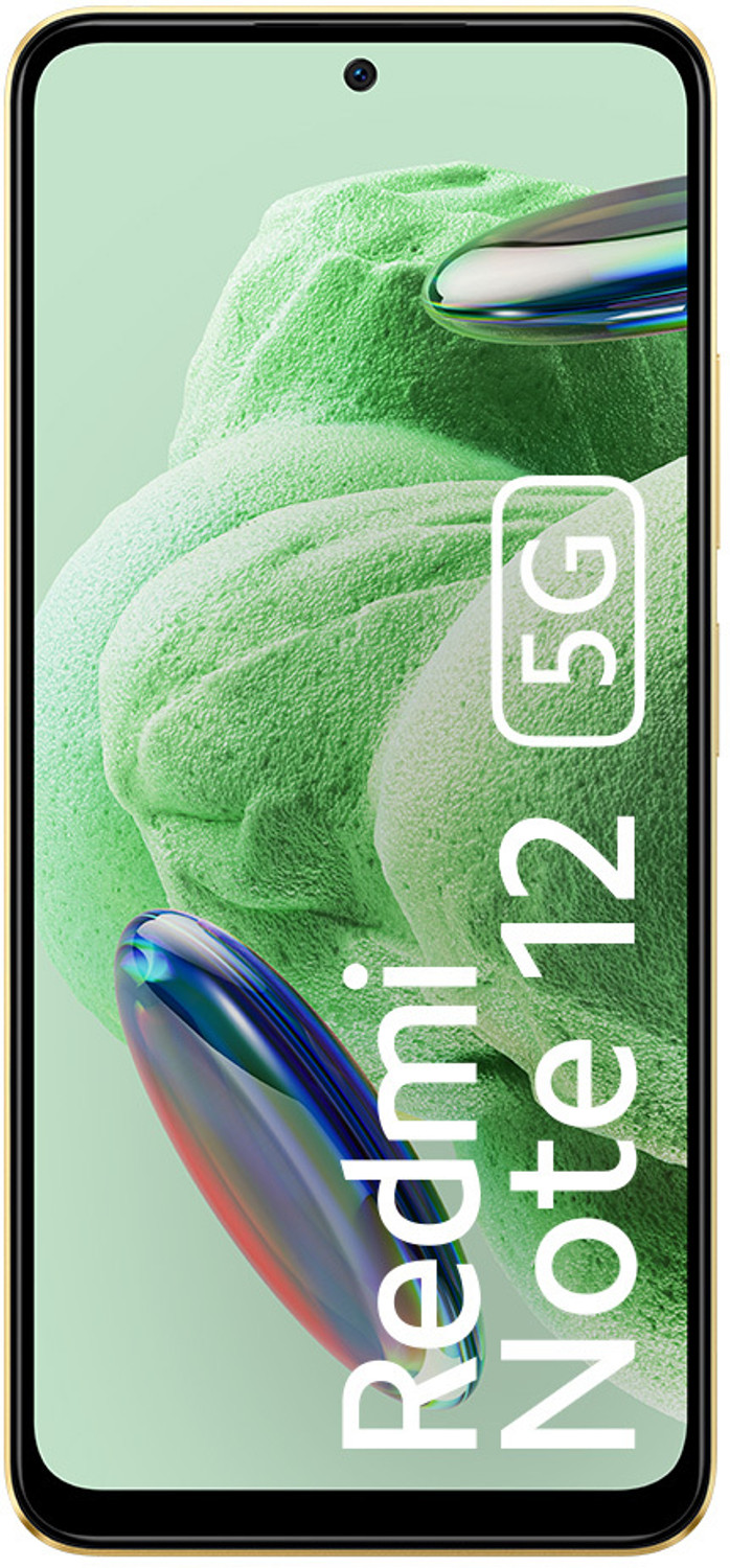 Image of REDMI Note 12 5G (Sunrise Gold, 128 GB) (4 GB RAM)