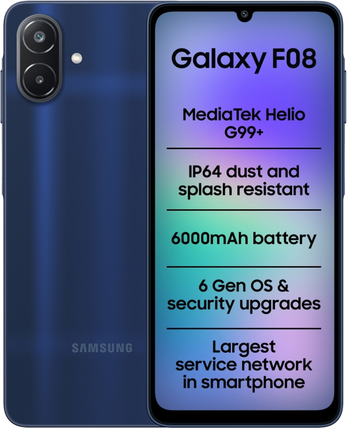 Samsung Galaxy F08 64GB 4GB RAM (Dark Blue) - Image 1