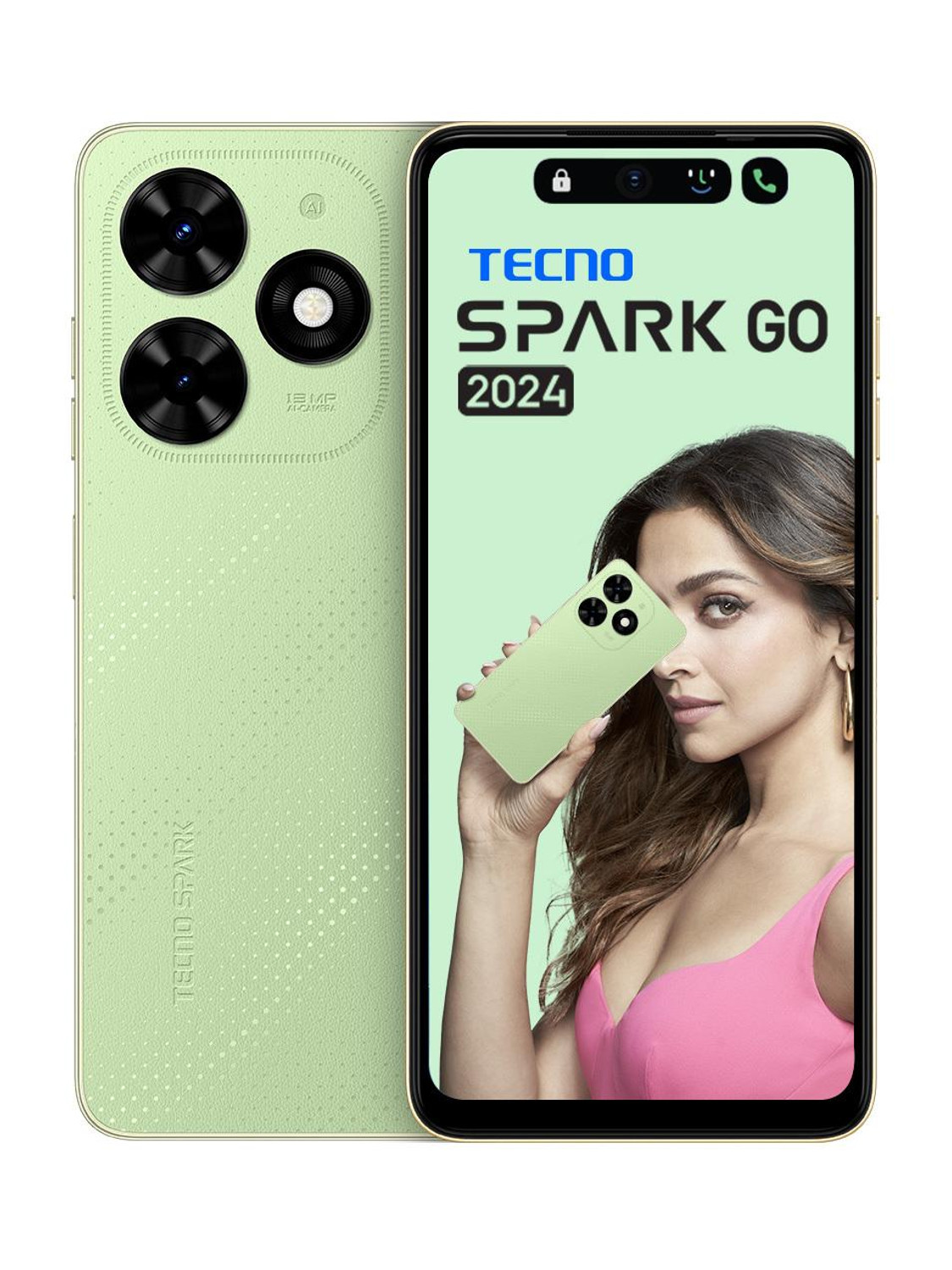 Tecno Spark Go 2024 (Magic Skin Green, 64 GB) - Image 1