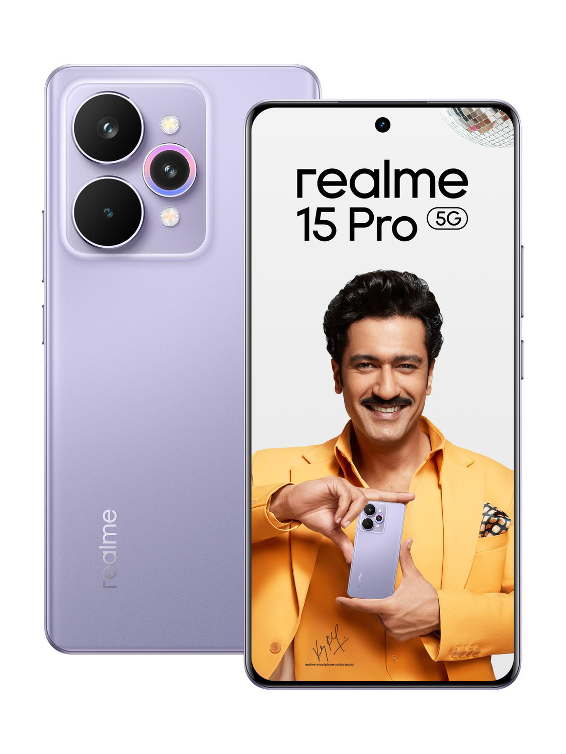 realme 15 Pro 5G 256GB Silk Purple - Image 1