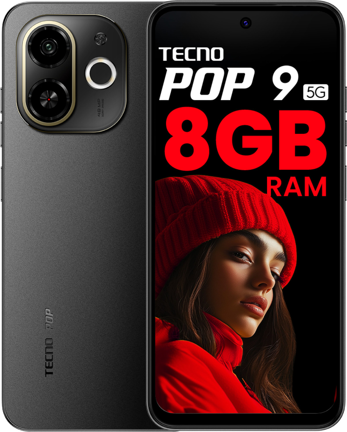 Tecno Pop 9 5G 128GB 4GB RAM Blue - Image 1