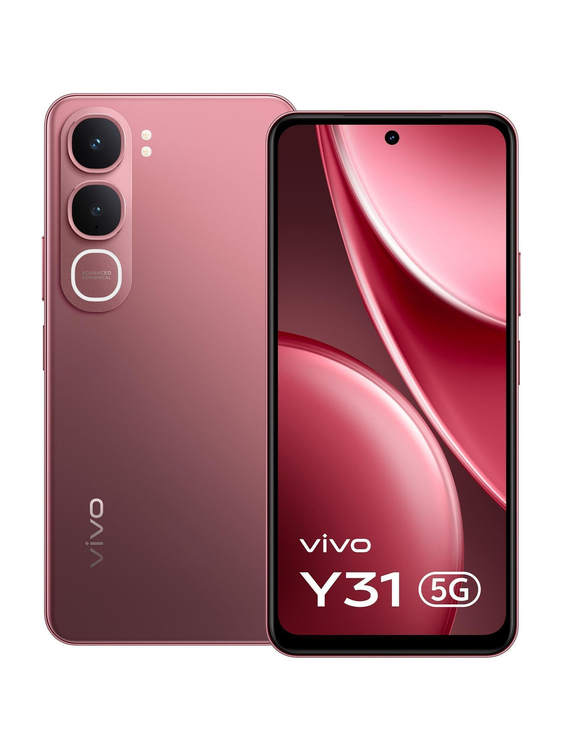 vivo Y31 5G 128GB Blush Red - Image 6