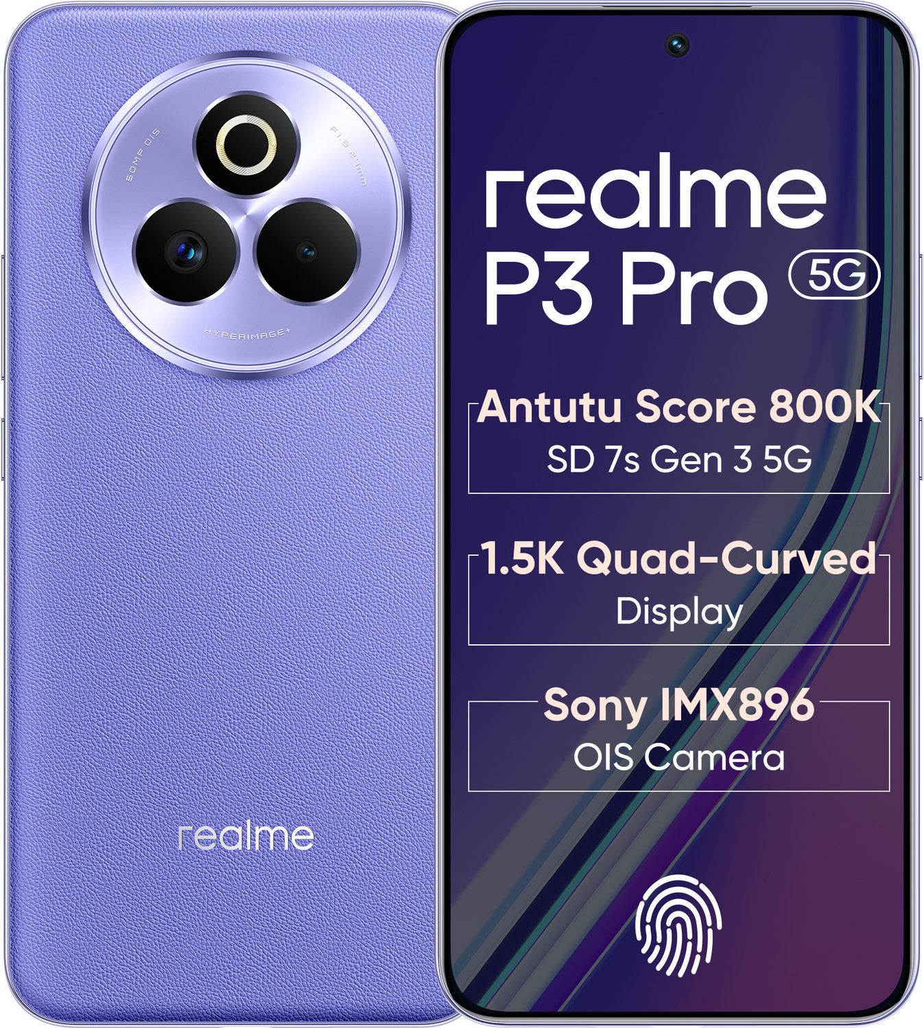 realme P3 Pro 5G 256GB Galaxy Purple - Image 6