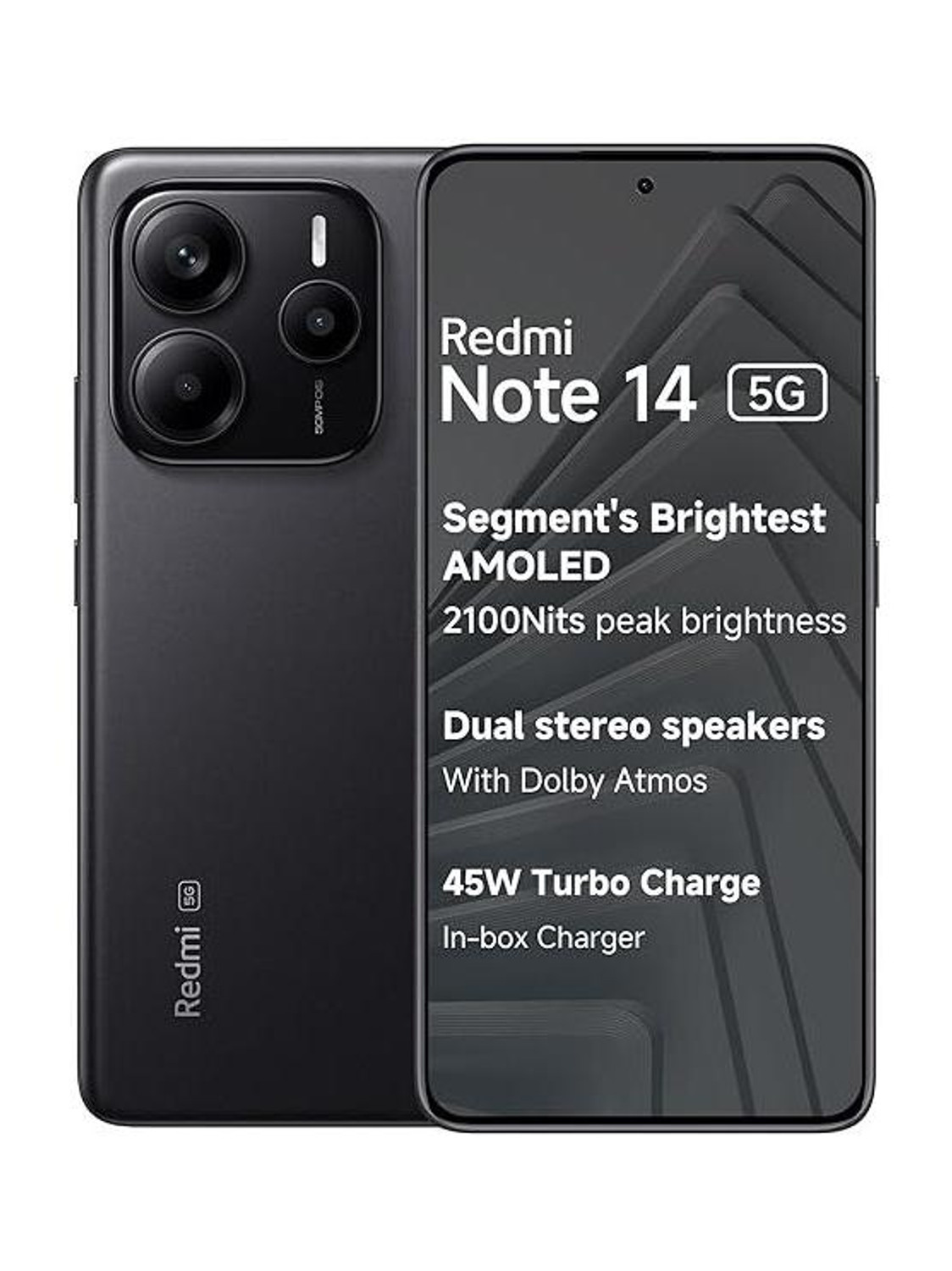 Redmi Note 14 5G 128GB Titan Black - Image 1