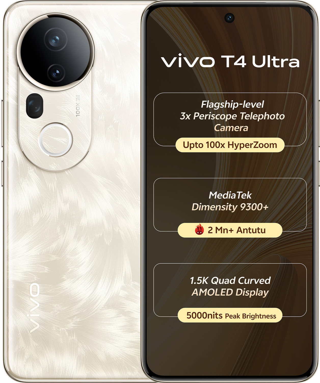 vivo T4 Ultra 5G 256GB Phoenix Gold - Image 6