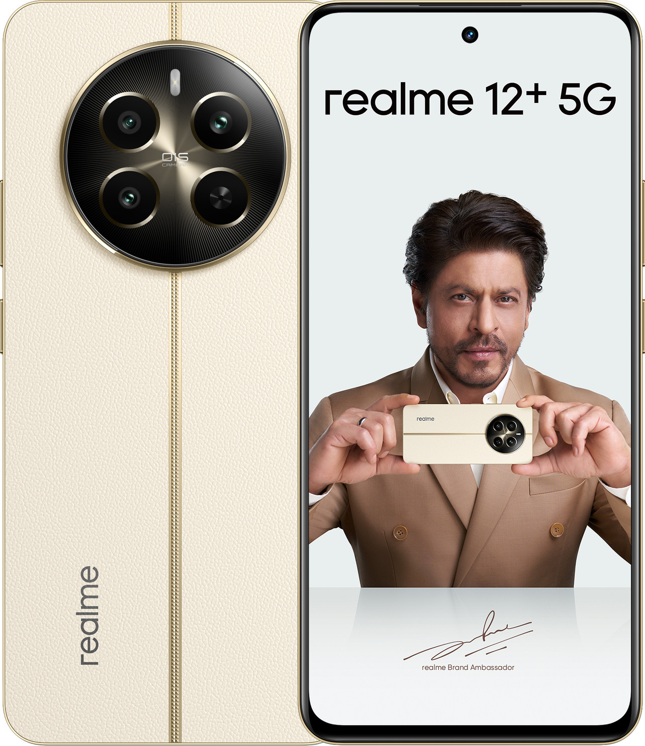 realme 12+ 5G 256GB 8GB RAM Beige - Image 1