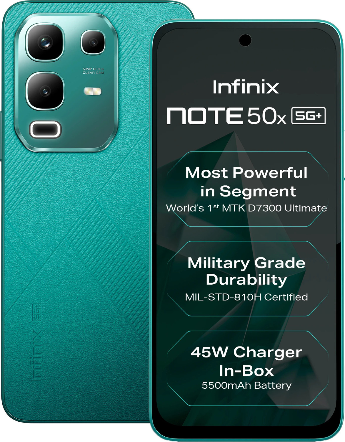 Infinix Note 50x 5G+ 128GB Sea Breeze Green - Image 6