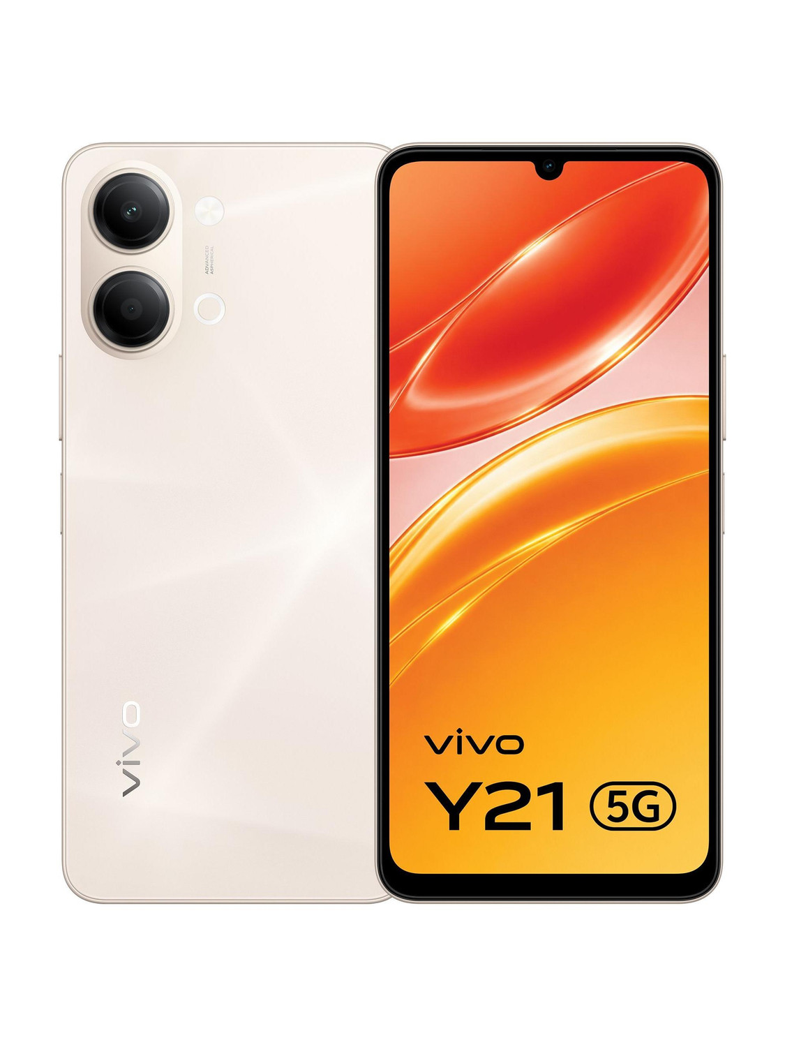 vivo Y21 5G Straw Gold 128GB 4GB RAM - Image 1